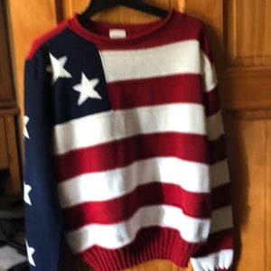 jeanology flag theme sweater